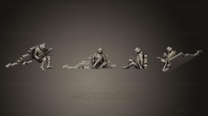 Military figurines (STKW_0213) 3D model for CNC machine